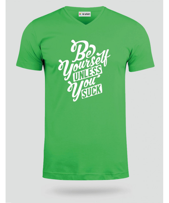 Be Yourself T-shirt Scollo V