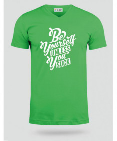 Be Yourself T-shirt Scollo V