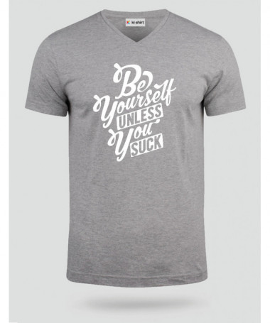 Be Yourself T-shirt Scollo V