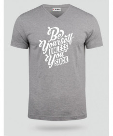 Be Yourself T-shirt Scollo V