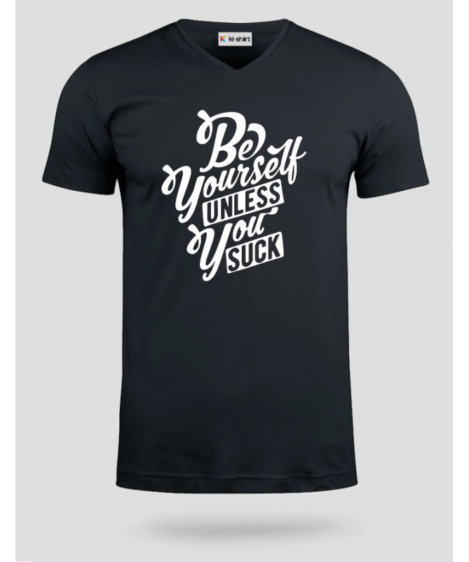 Be Yourself T-shirt Scollo V