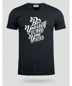 Be Yourself T-shirt Scollo V