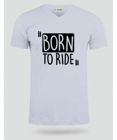 Born To Ride T-shirt Scollo V
