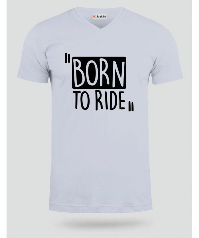 Born To Ride T-shirt Scollo V