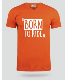 Born To Ride T-shirt Scollo V