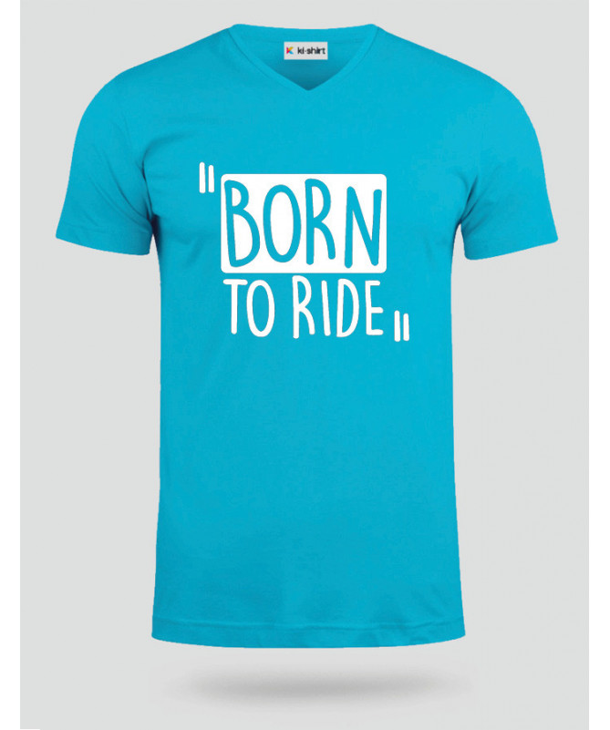 Born To Ride T-shirt Scollo V