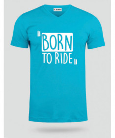 Born To Ride T-shirt Scollo V