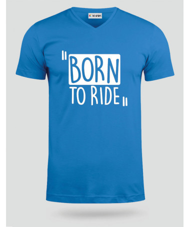 Born To Ride T-shirt Scollo V