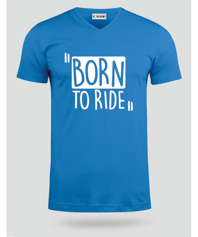 Born To Ride T-shirt Scollo V