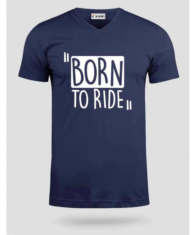 Born To Ride T-shirt Scollo V
