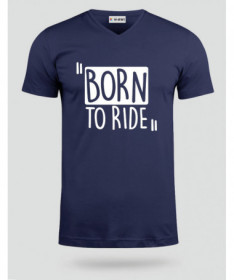 Born To Ride T-shirt Scollo V