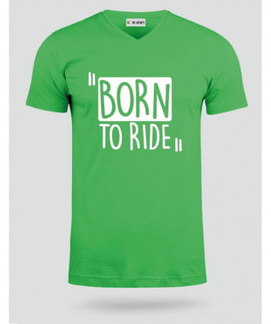 Born To Ride T-shirt Scollo V