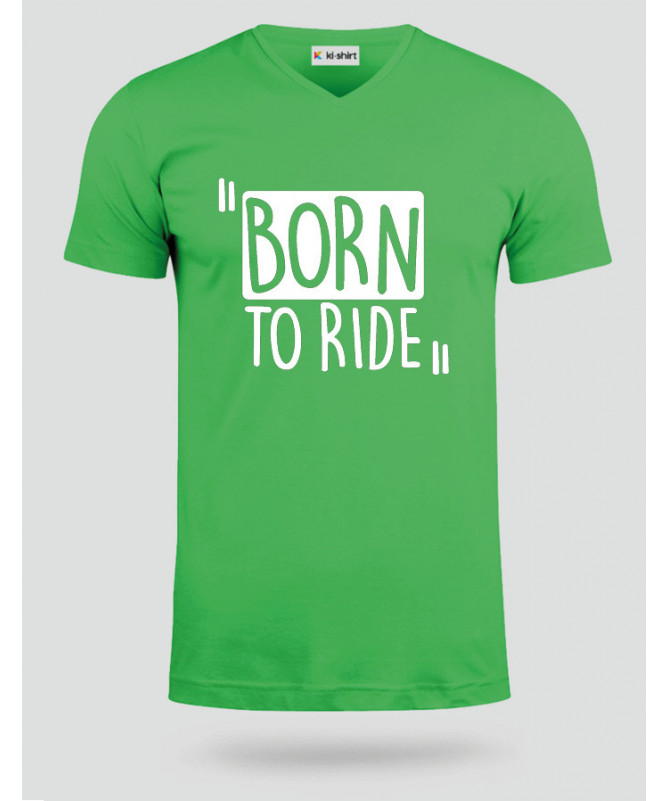 Born To Ride T-shirt Scollo V