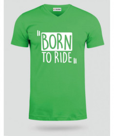 Born To Ride T-shirt Scollo V
