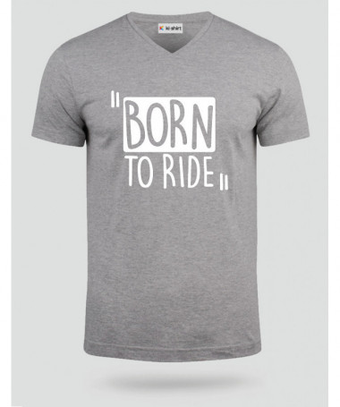Born To Ride T-shirt Scollo V
