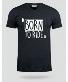 Born To Ride T-shirt Scollo V