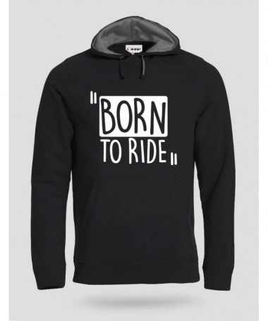 Born To Ride Felpa Premium con cappuccio Uomo