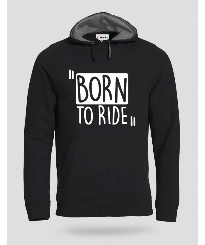 Born To Ride Felpa Premium con cappuccio Uomo