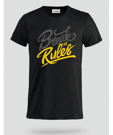 Break The Rules T-shirt Basic Uomo