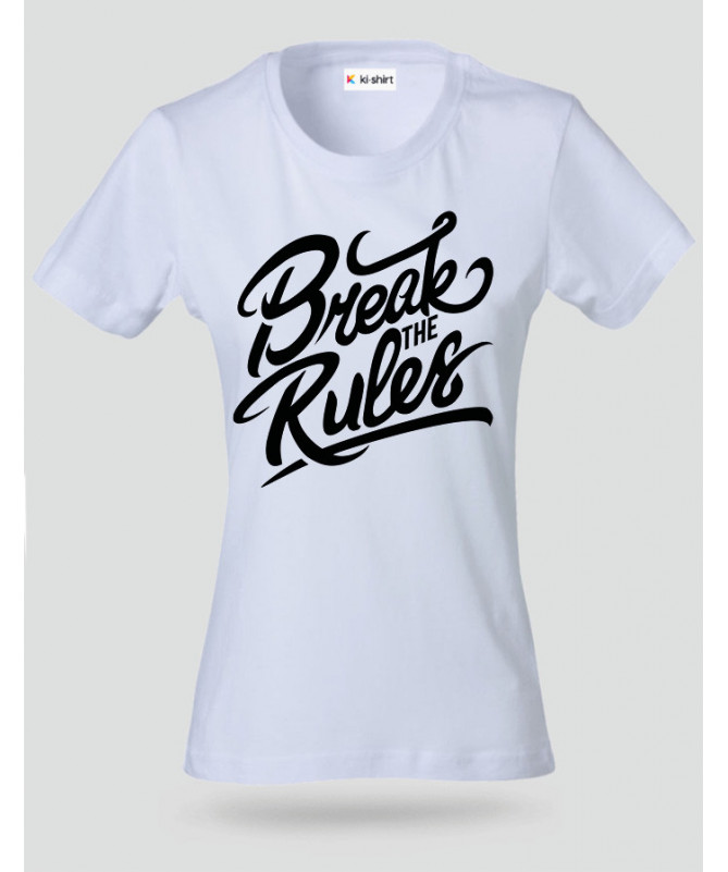 Break The Rules T-shirt Basic Donna