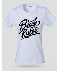 Break The Rules T-shirt Basic Donna