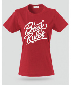 Break The Rules T-shirt Basic Donna