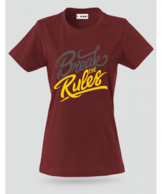 Break The Rules T-shirt Basic Donna