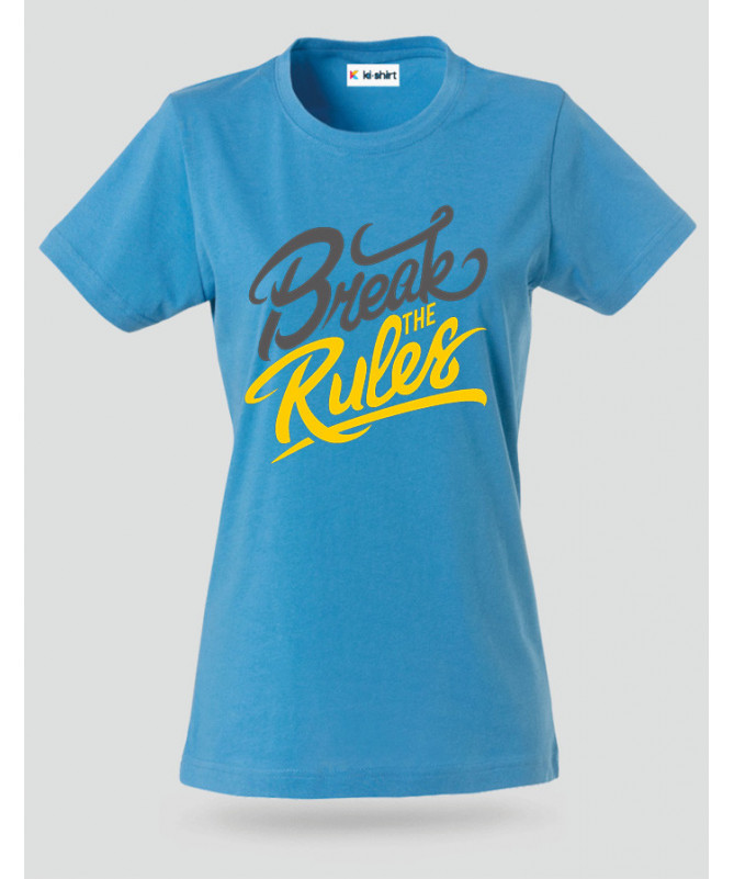 Break The Rules T-shirt Basic Donna