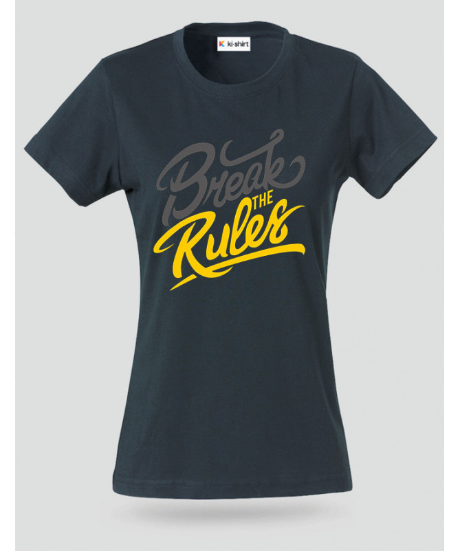 Break The Rules T-shirt Basic Donna