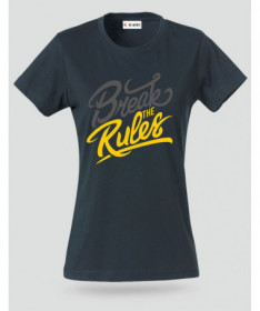 Break The Rules T-shirt Basic Donna
