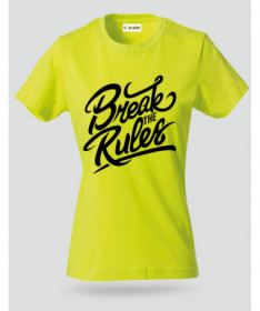 Break The Rules T-shirt Basic Donna