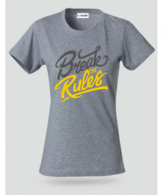 Break The Rules T-shirt Basic Donna