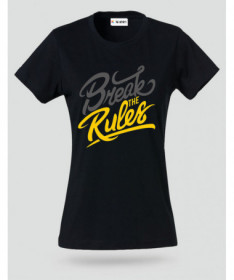 Break The Rules T-shirt Basic Donna