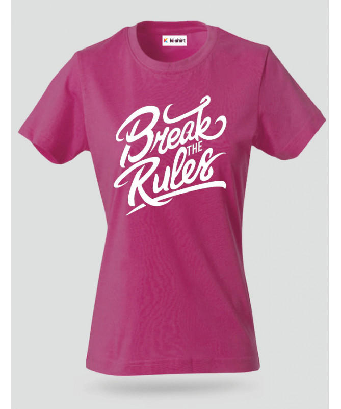 Break The Rules T-shirt Basic Donna
