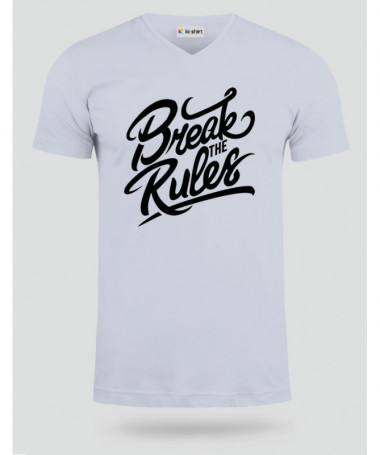 Break The Rules T-shirt Scollo V