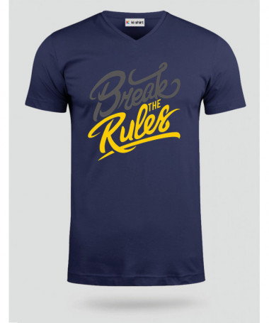 Break The Rules T-shirt Scollo V