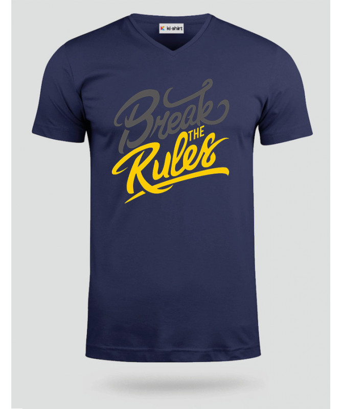 Break The Rules T-shirt Scollo V