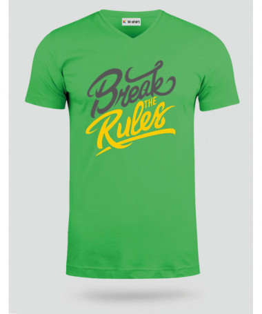Break The Rules T-shirt Scollo V