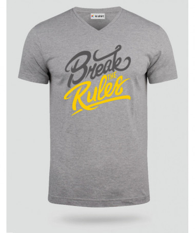 Break The Rules T-shirt Scollo V