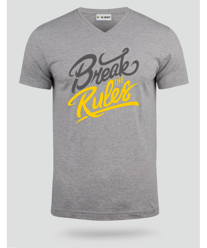 Break The Rules T-shirt Scollo V