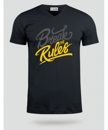 Break The Rules T-shirt Scollo V