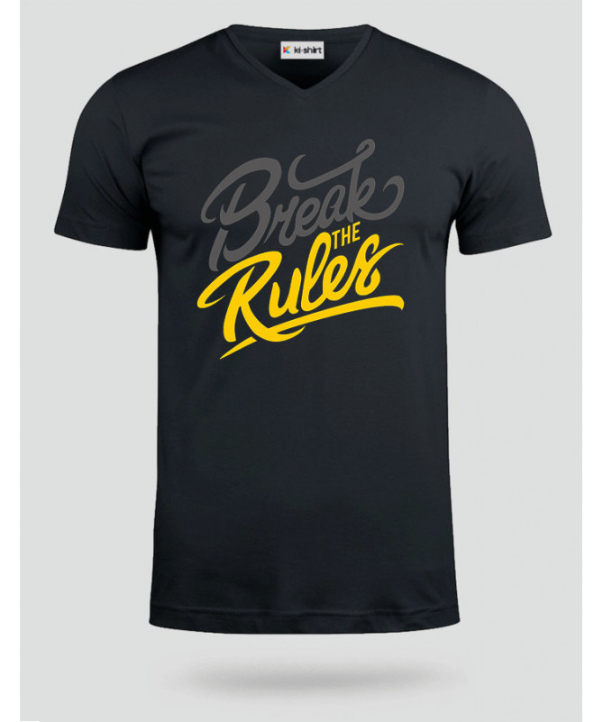 Break The Rules T-shirt Scollo V