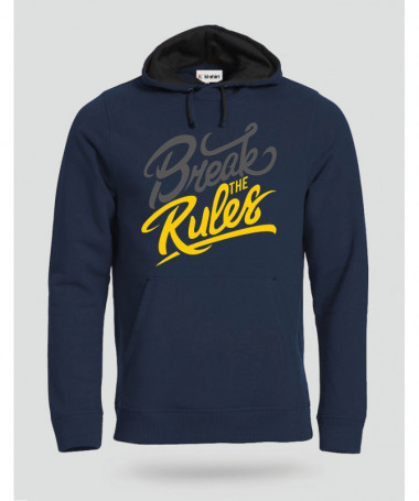 Break The Rules Felpa Premium con cappuccio Uomo