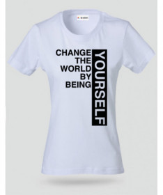 Change T-shirt Basic Donna