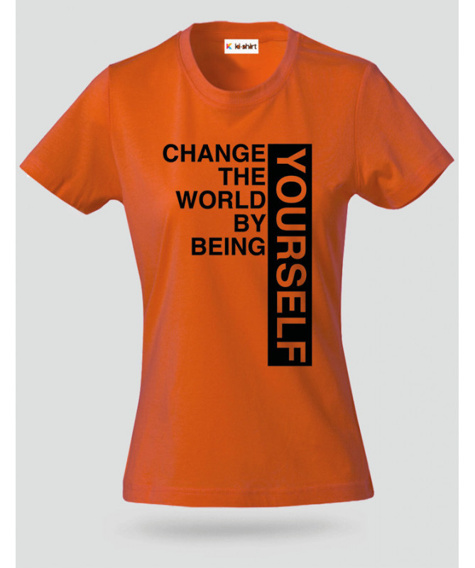 Change T-shirt Basic Donna