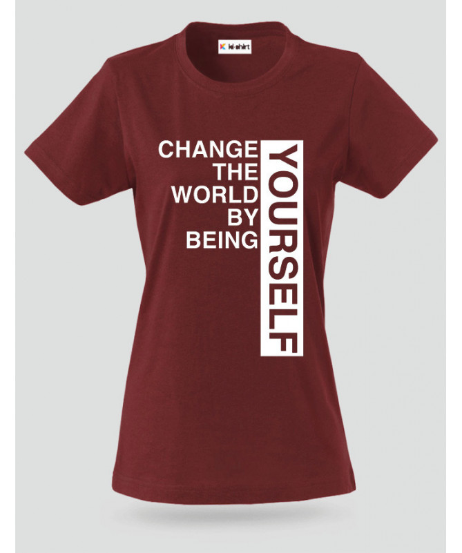 Change T-shirt Basic Donna