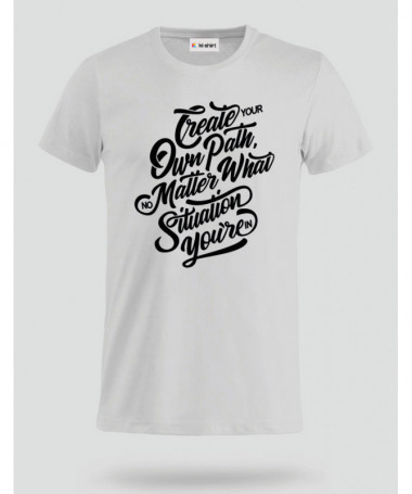 Create Your Own Path T-shirt Basic Uomo