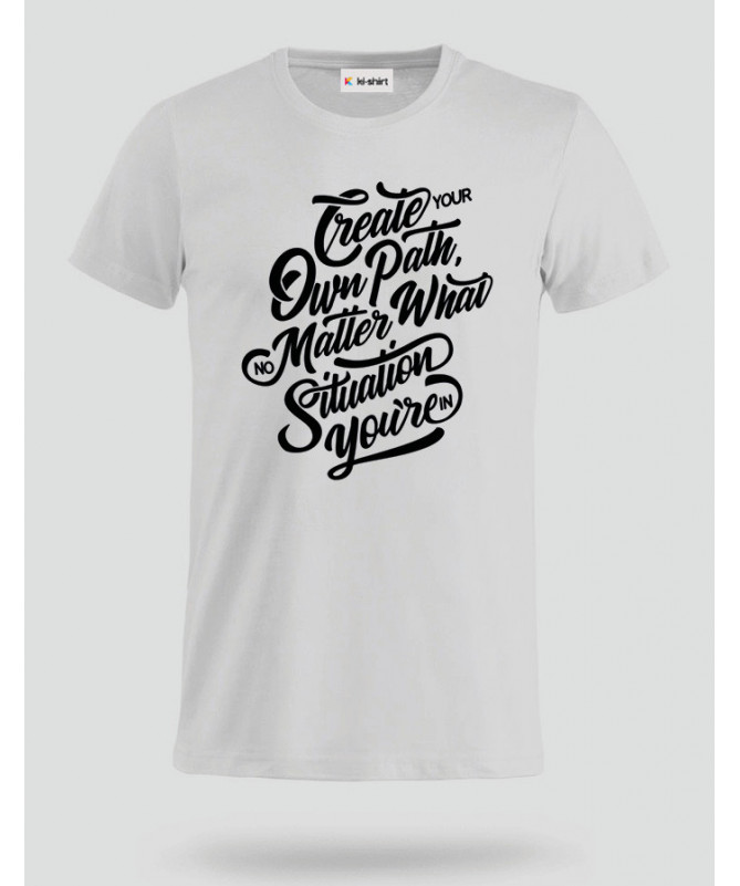 Create Your Own Path T-shirt Basic Uomo