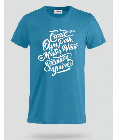 Create Your Own Path T-shirt Basic Uomo