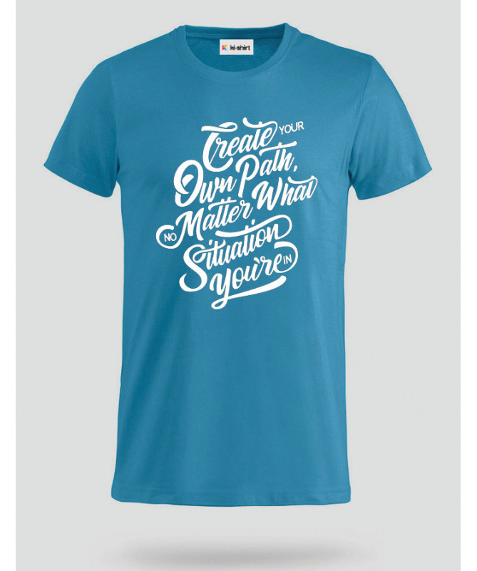 Create Your Own Path T-shirt Basic Uomo
